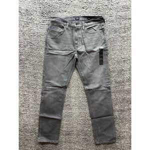 NWT J. Crew Straight Signature Flex Denim‎ Jeans Grey Mens Size 34 x 34